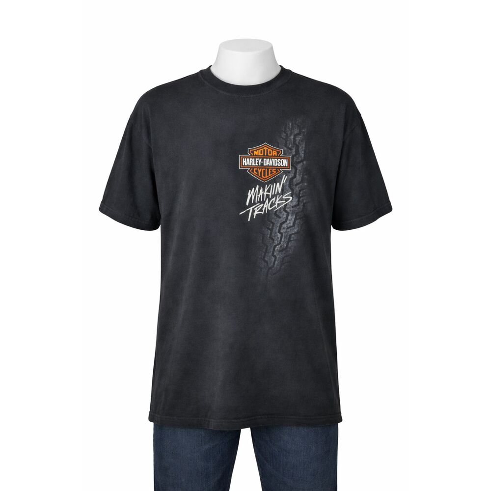 Vintage  Makin’ Tracks  Harley Davidson Appleton Single Stitch T Shirt Size XL